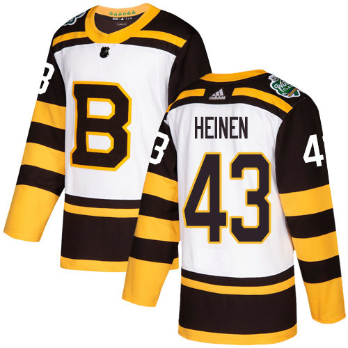 #43 Danton Heinen White Authentic 2019 Winter Classic Stitched Jersey