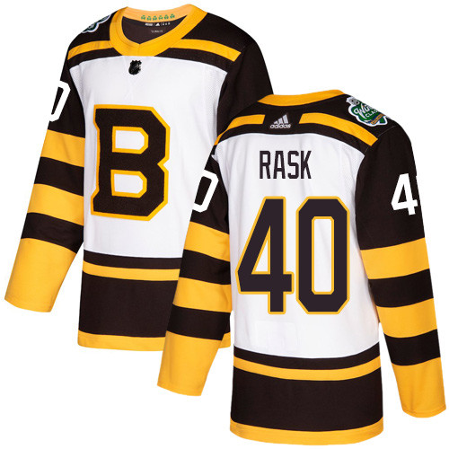 #40 Tuukka Rask White Authentic 2019 Winter Classic Stitched Jersey