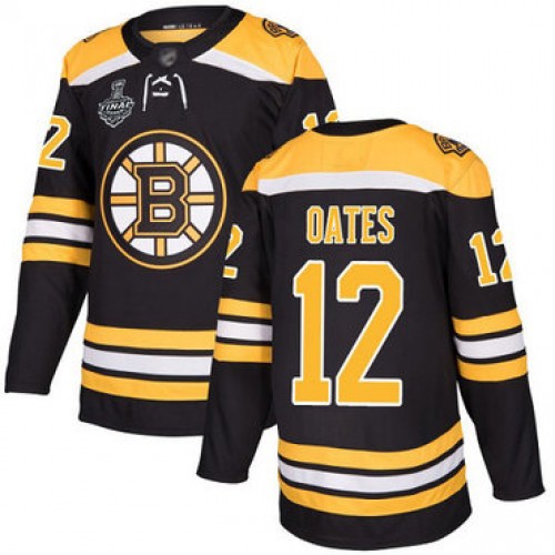 #12 Adam Oates Black Home Authentic 2019 Stanley Cup Final Bound Stitched Hockey Jersey