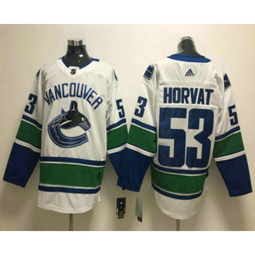 #53 Bo Horvat White 2017-2018 Hockey Stitched Jersey