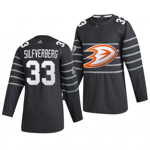#33 Jakob Silfverberg Gray 2020 All-Star Game Jersey