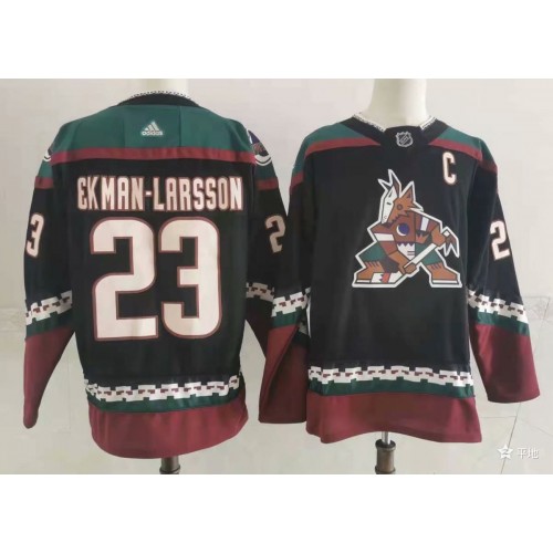 #23 Oliver Ekman-Larsson Throwback Kachina Black Jersey