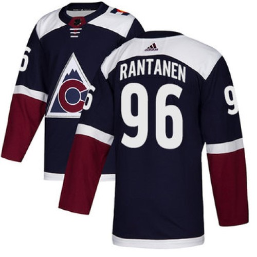 #96 Mikko Rantanen Navy Blue Alternate Premier Hockey Jersey