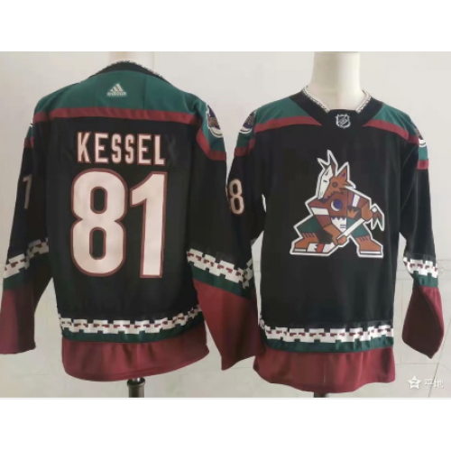 #81 Phil Kessel Throwback Kachina Black Jersey