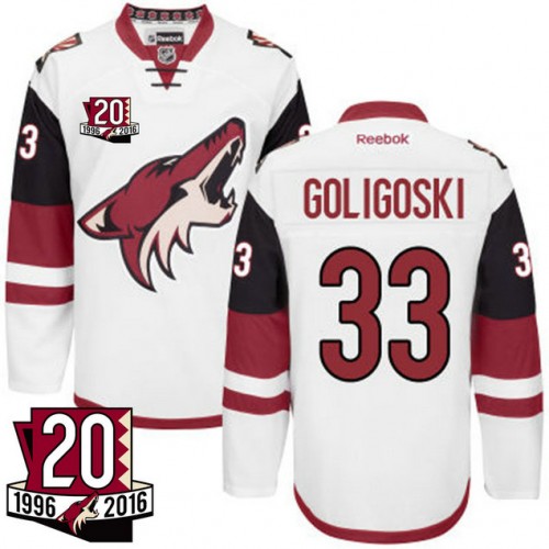 #33 Alex Goligoski White 20th Anniversary Jersey