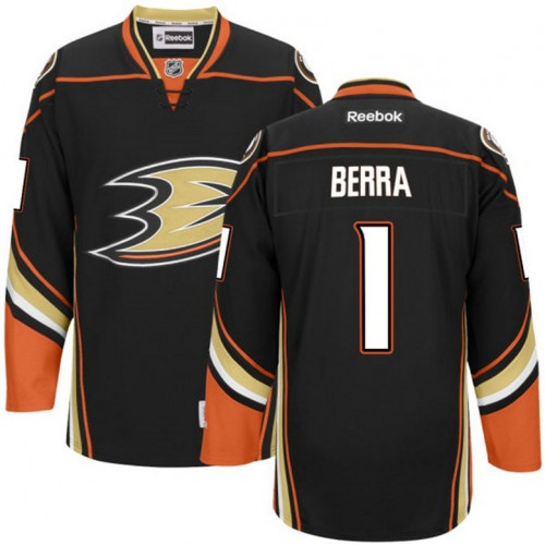 #1 Reto Berra Black 2017 Draft Premier Hockey Jersey