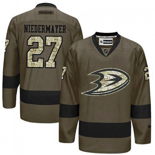 Scott Niedermayer #27 Green Camo Player Jersey