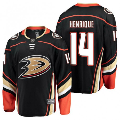 #14 Breakaway Player Adam Henrique Jersey Black