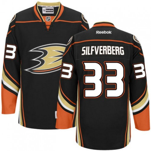 Jakob Silfverberg #33 Black Home Premier Jersey