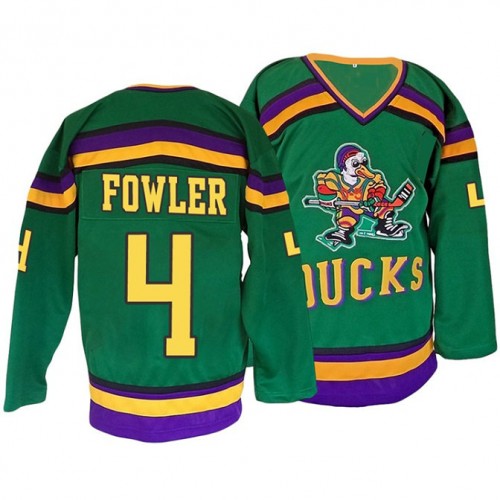 #4 Cam Fowler Green Premier Ice Hockey Throwback Jersey