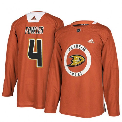 #4 Orange New Season Practice Cam Fowler Jersey