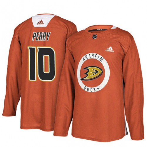 #10 Orange New Season Practice Corey Perry Jersey