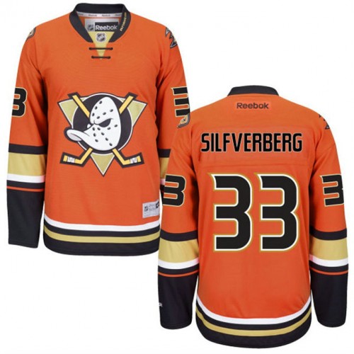 Jakob Silfverberg #33 Orange Alternate Premier Jersey