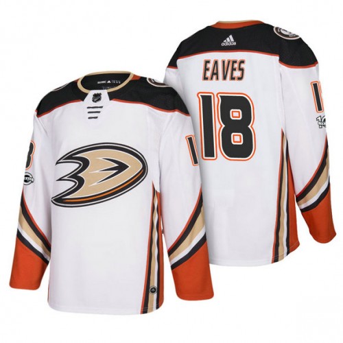 #18 Patrick Eaves White 2018 New Season Team Road Jersey