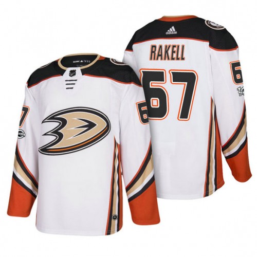 #67 Rickard Rakell White 2018 New Season Team Road Jersey