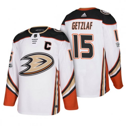 #15 Ryan Getzlaf White 2018 New Season Team Road Jersey