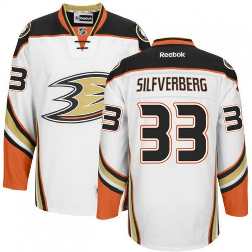 Jakob Silfverberg #33 White Away Premier Jersey