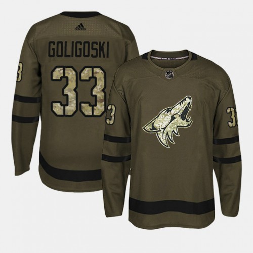 #33 Camo Salute To Service Alex Goligoski Jersey