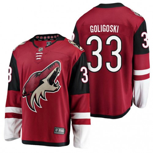 #33 Breakaway Player Alex Goligoski Jersey Maroon