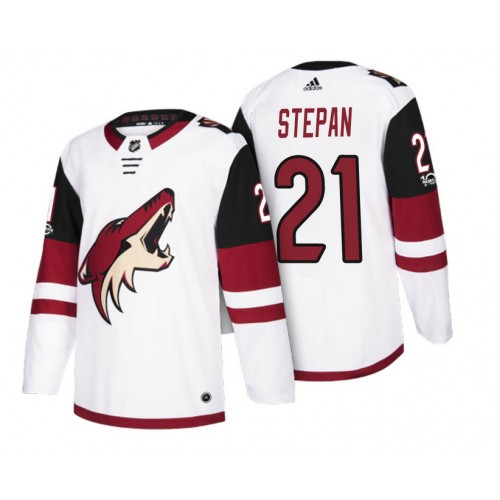 #21 Derek Stepan White 2018 Season Anniversary Patch Team Road Jersey