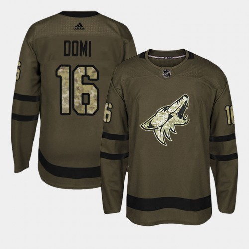 #16 Camo Salute To Service Max Domi Jersey