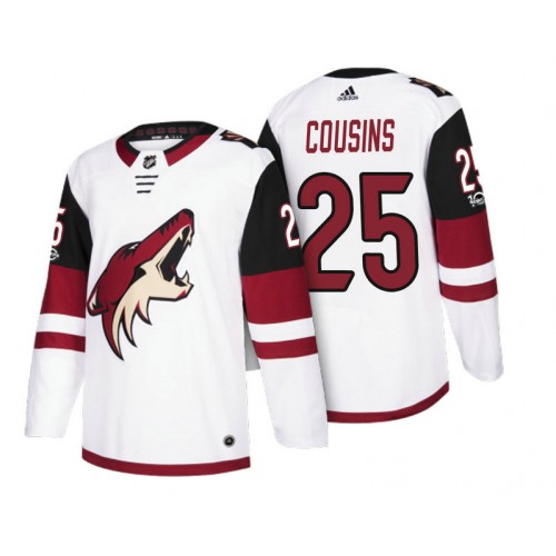 #25 Nick Cousins White 2018 Season Anniversary Patch Team Road Jersey