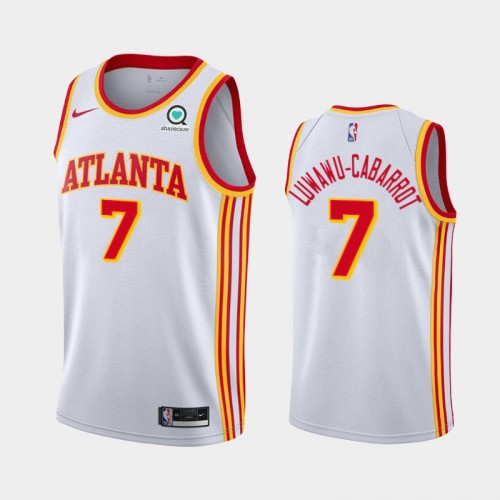 Atlanta Hawks Timothe Luwawu-Cabarrot Men #7 Association Edition White Jersey