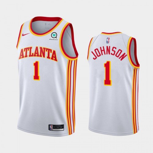 Atlanta Hawks Jalen Johnson 2021 Classic Edition White Jersey