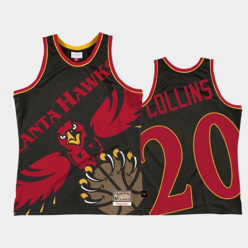 Atlanta Hawks #20 John Collins Black Big Face 2.0 Jersey