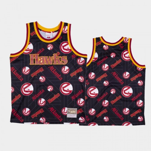 Atlanta Hawks Red Tear Up Pack Hardwood Classics Jersey