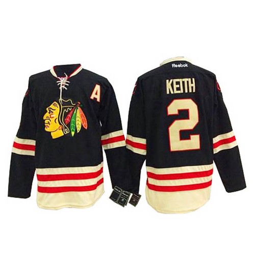 Duncan Keith #2 Black 2015 Winter Classic Jersey