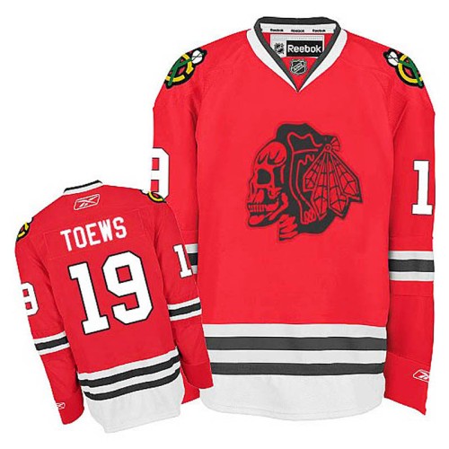 Jonathan Toews #19 Red Red Skull Jersey