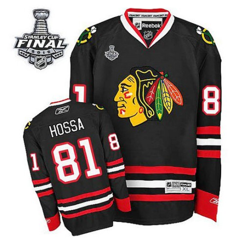 Marian Hossa #81 Black 2015 Stanley Cup Alternate Jersey