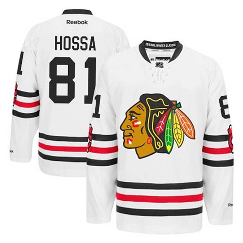 Marian Hossa #81 White 2015 Winter Classic Jersey