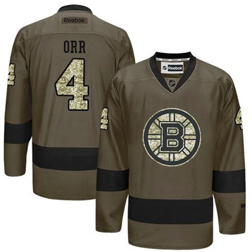 Bobby Orr #4 Green Camo Player Jersey