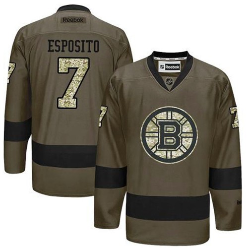 Phil Esposito #7 Green Camo Player Jersey