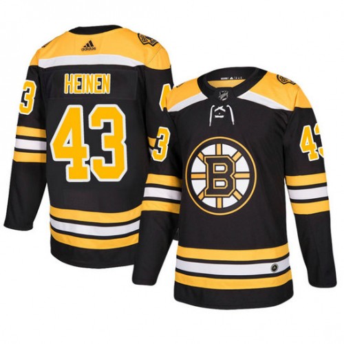 #43 Black Authentic Home Danton Heinen Jersey