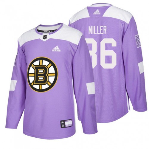 #86 Kevan Miller Purple Hockey Fights Cancer Authentic Jersey