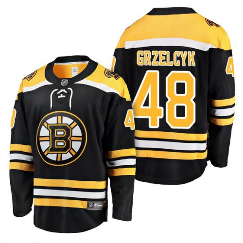#48 Breakaway Player Matt Grzelcyk Jersey Black