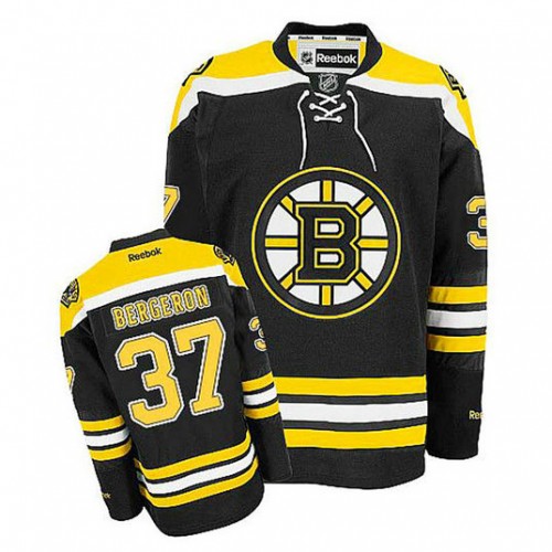 Patrice Bergeron #37 Black Home Jersey