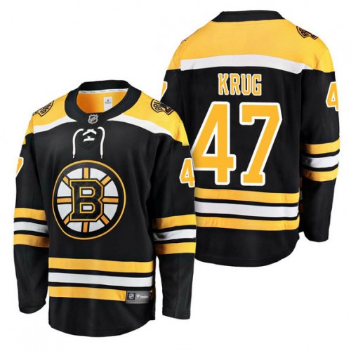 #47 Breakaway Player Torey Krug Jersey Black
