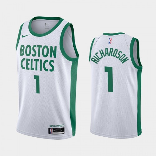 Boston Celtics Josh Richardson Men #1 City Edition White Jersey