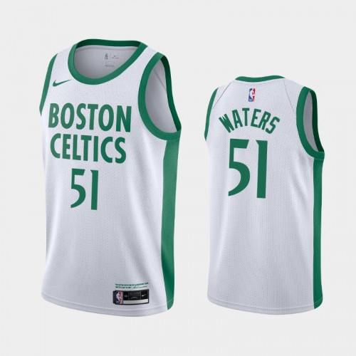 Men's Boston Celtics #51 Tremont Waters 2020-21 City White Jersey