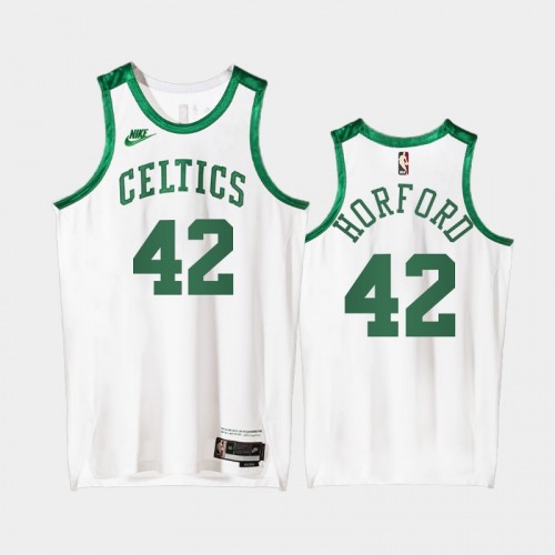 Boston Celtics Al Horford 2021 Classic Edition Origins 75th anniversary White Jersey