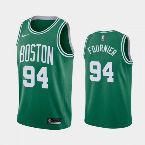 Men's Boston Celtics Evan Fournier #94 2021 Icon Green Jersey
