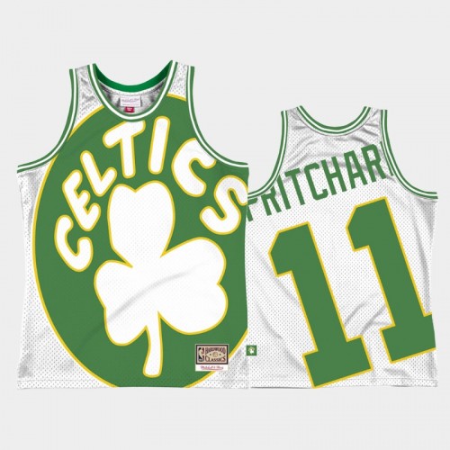 Boston Celtics #11 Payton Pritchard White Big Face 2.0 Jersey