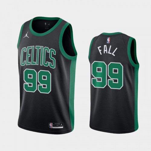 Men's Boston Celtics #99 Tacko Fall 2020-21 Statement Black Jersey