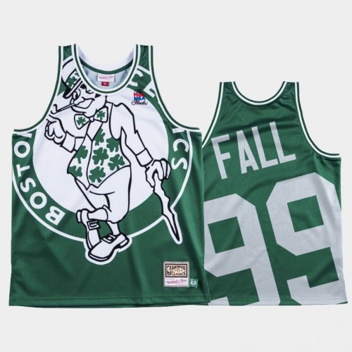 Boston Celtics #99 Tacko Fall Green Big Face Jersey - HWC