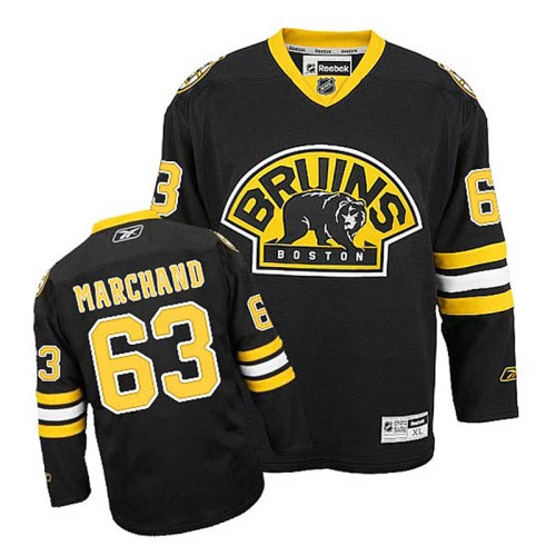 Brad Marchand #63 Black Alternate Jersey