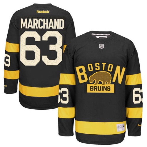 Brad Marchand #63 Black 2016 Winter Classic Jersey